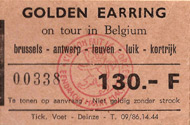 Golden Earring show photo Brussels - Ciné Marni show November 13 1973